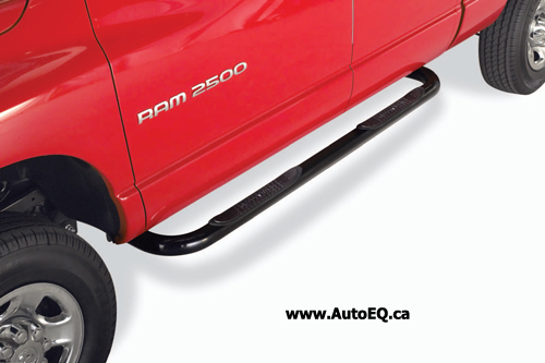 3" Black Side Step Bar - Dodge Ram 1500